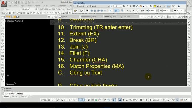 ĐỂ VẼ AUTOCAD NHANH HƠN CẦN NHỚ NHỮNG LỆNH TẮT THƯỜNG DÙNG NÀY смотреть онлайн