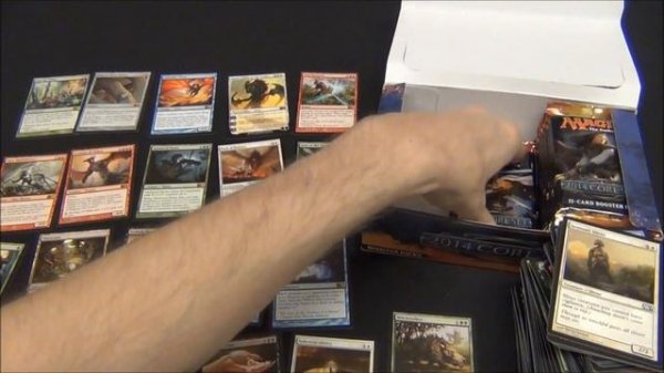 Magic 2014 (M14) Booster Box Unboxing - Chandra, Pyromaster, Mutavault!