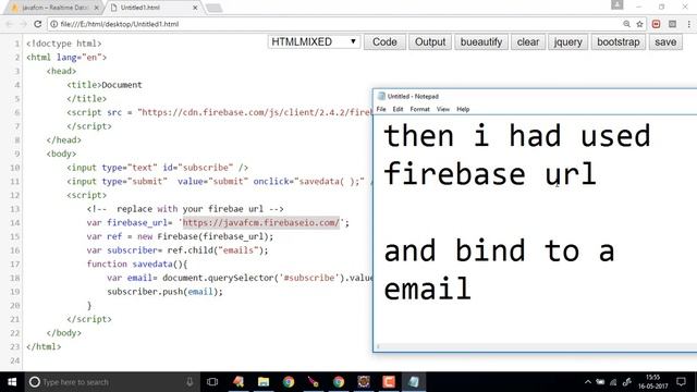 how to use firebase to store subscriber mails for blogger and wordpress смотреть онлайн