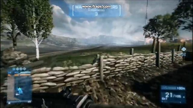 X-Fi: CMSS-3D on/off test in Battlefield 3 смотреть онлайн