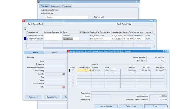 Debit Memo Invoice & payment process - Payable смотреть онлайн