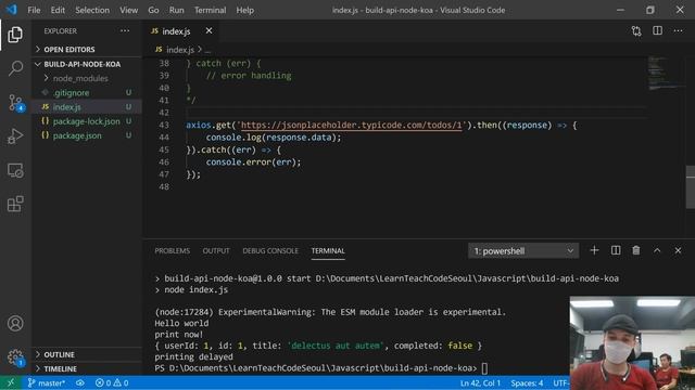 CodeSeoul - Build an API Server with NodeJS and Koa смотреть онлайн