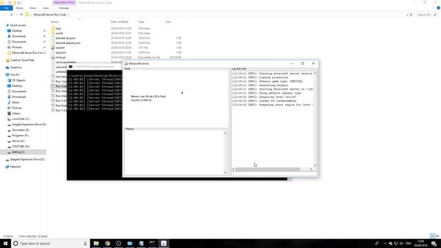 Minecraft Server Tutorial Different start up codes (Run.bat Codes) смотреть онлайн