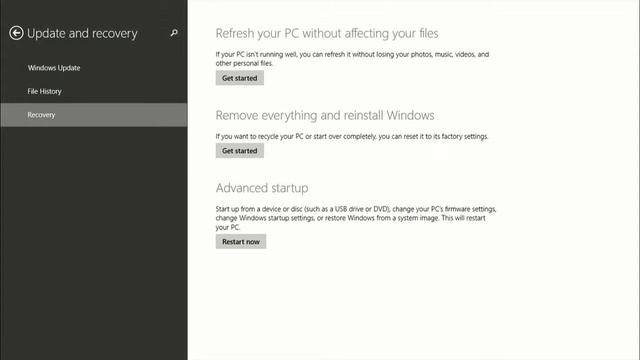 How to Find Recovery Options in Windows 8.1 смотреть онлайн