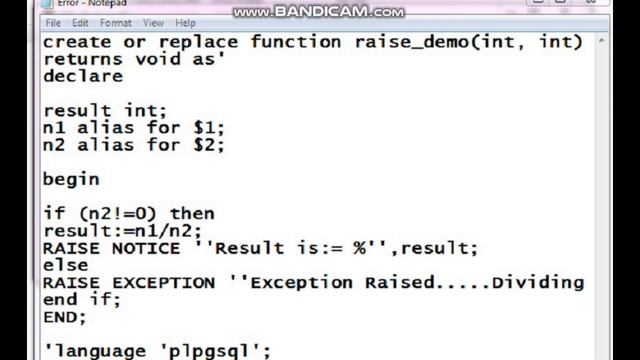 10 Error and Exception Handling In PLPgSQL смотреть онлайн