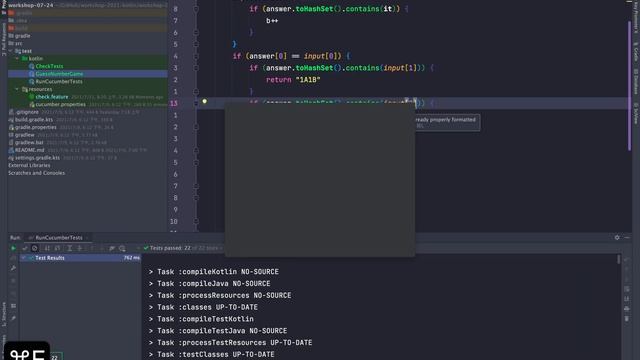 Tiny Kotlin BDD Sample Large Font смотреть онлайн