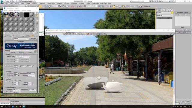 Perspective Match.Как ввести 3D изображение в фотографию. Настройка перспективы в 3d max. смотреть онлайн