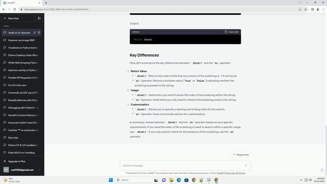 Difference between find and in operator in python смотреть онлайн