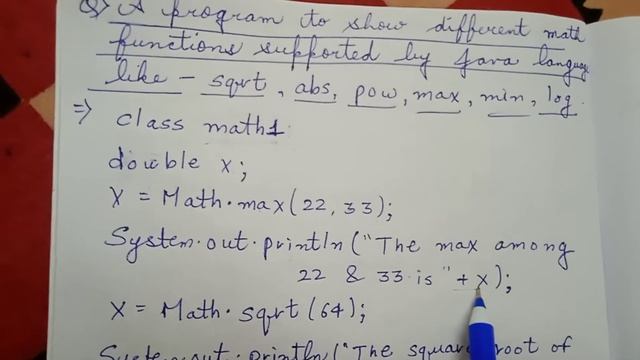 Full explanation of a imp Java program of different Math functions@Programming with Shivi смотреть онлайн