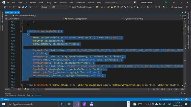 Drawing A Quad Using An Index Buffer [Vertex Buffers] | Vulkan Graphics/Games Programming смотреть онлайн