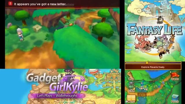 Fantasy Life Let's Play Walkthrough 47 - Deep Elderwood And Silverfang! смотреть онлайн