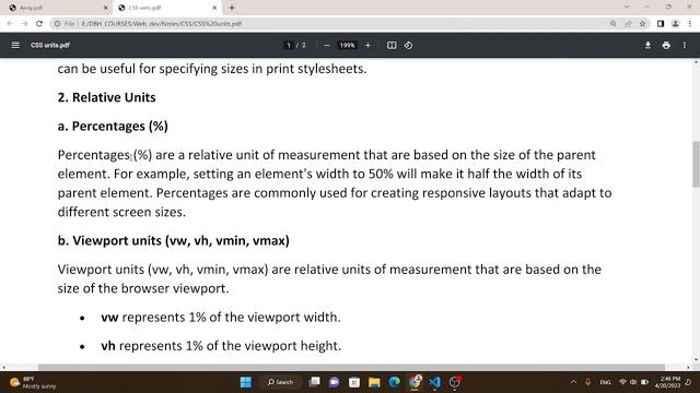 CSS Units | Rem, Em, Pt, Vw And Vh Units In Hindi | Web Development Tutorial #20 | CodeWithZee смотреть онлайн