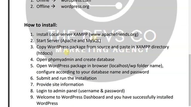 How to Install WordPress on Localhost xampp - Tutorial No 1 - The Devs Co смотреть онлайн