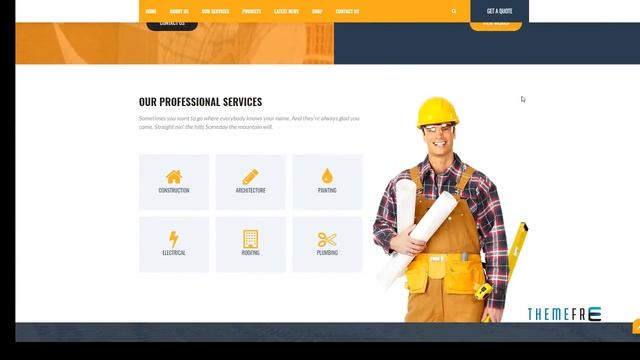 Titan Builders : Construction WordPress Theme | Free Template смотреть онлайн