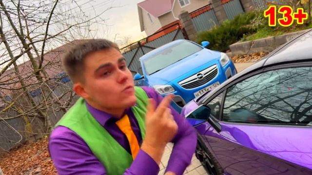 Mr. Joker on Opel Insignia Planted Spider in Car VS Mr. Joe on Lamborghini 13+ смотреть онлайн