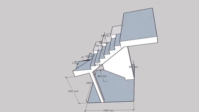 3д проект лестницы. смотреть онлайн