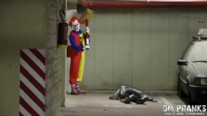 Клоун-убийца. Прикол!