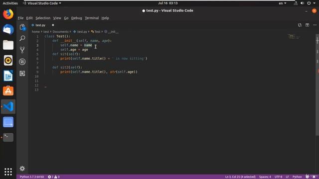 Class In Python | Explained With Example || Must Watch - English || Python and Djanog смотреть онлайн