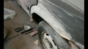 Ремонт стекловолокном и покраска задних арок #МастерАвтоПокраски