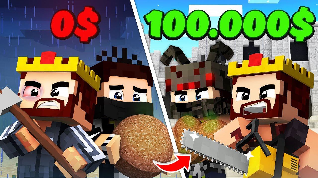 МАКСИМАЛЬНОЕ КОЛИЧЕСТВО ДУЭЛЕЙ ЗА ИГРУ! МАЙНКРАФТ Кастом Стив Хаос смотреть онлайн