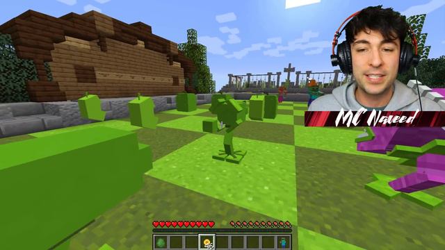 Minecraft PLANTS VS ZOMBIES CHALLENGE MOD / PROTECT YOUR LAWN FROM INVADERS !! Minecraft 🌳 смотреть онлайн