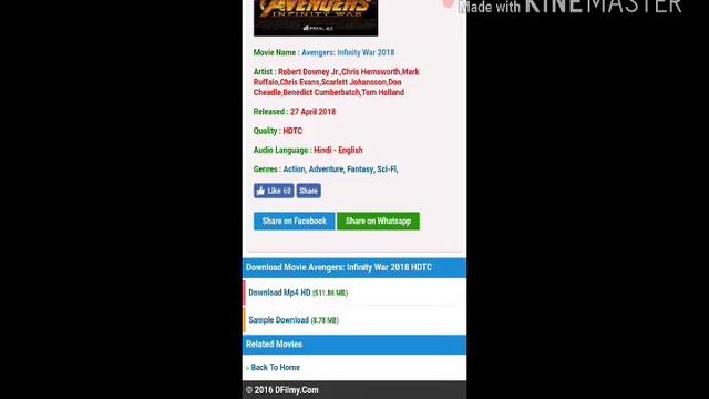 Download Avengers infinity war moive full in Hindi and HD смотреть онлайн