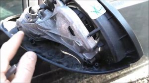 Volkswagen Golf mk7 side mirror turn signal light removal and install