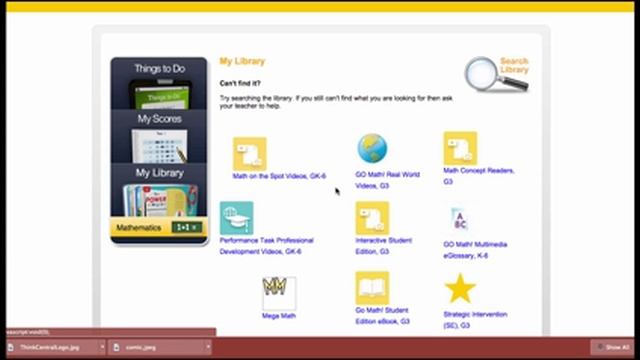 Go Math- Students Logging In and Accessing ThinkCentral смотреть онлайн