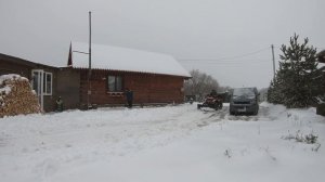 Уборка снега зимой / Квадроцикл с отвалом