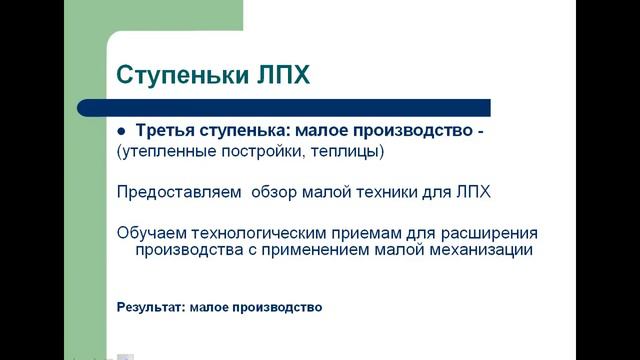 ОРГАНИЗАЦИЯ ЛПХ смотреть онлайн