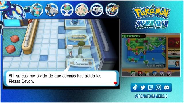 Pokémon Zafiro Alfa - Ep:11: Encuentro con el Team Aqua | Español (Sin comentarios) смотреть онлайн