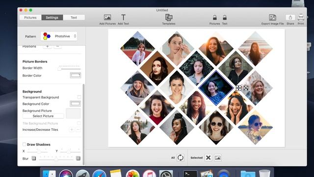 How to Make a Diamond Photo Collage | TurboCollage смотреть онлайн