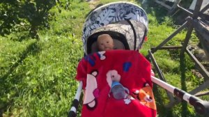 Режим дня РЕБОРНА ДЖОЗЕФА Прогулка с Джозефом Укладываю реборна на дневной сон Walk with reborn bab