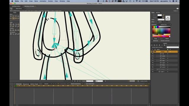 MOHO PRO 13 BASIC RIG TUTORIAL for VECTOR Graphics смотреть онлайн