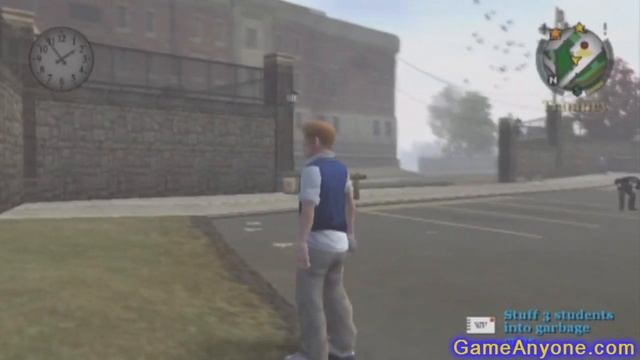 Let's Play Bully - PS2 - 54 - Erand: Stuff 3 Students into Garbages смотреть онлайн