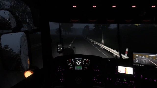 Realistic Water & Rain & Thunder + JBX Graphics 2 v1.7.5.3 + Night ETS 2 Mod Graphics 1.43 смотреть онлайн