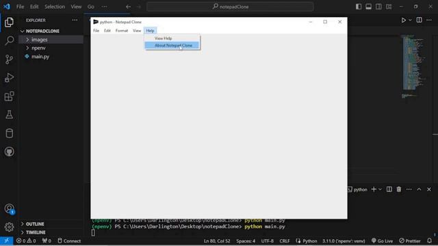 PyQt6 Notepad Clone Part 1 - Set-up, Main Window, Menu Bar, Status Bar, Keyboard Shortcuts