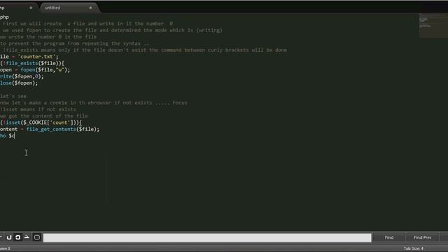 PHP lesson 18 - Count your website visitors using cookies смотреть онлайн