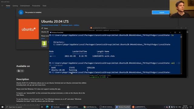 Docker 20.10 Windows 10-ben WSL 2-vel смотреть онлайн
