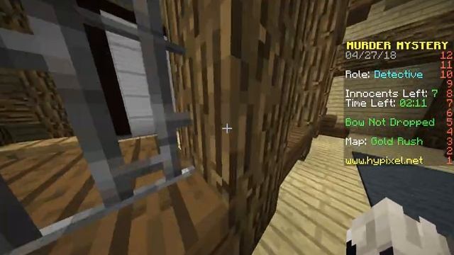Minecraft - Hypixel Murder Mystery #1 Gold Rush Secret смотреть онлайн