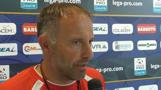 Vicenza-Gubbio al "Romeo Menti". Intervista a mister Cornacchini (www.cronacaeugubina.it) смотреть онлайн