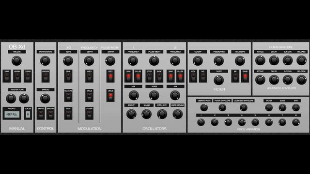 Free Oberheim OB-X VST Emulation смотреть онлайн