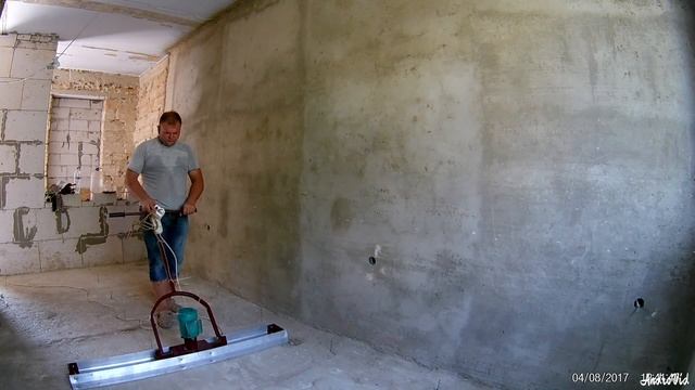 Виброрейка для бетонной стяжки своими руками. смотреть онлайн