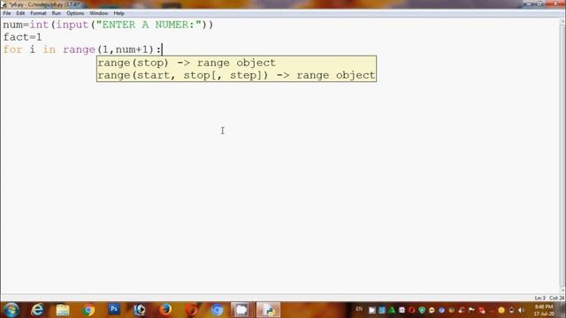 Python Program to Finding the Factorial of a Number in Tamil смотреть онлайн