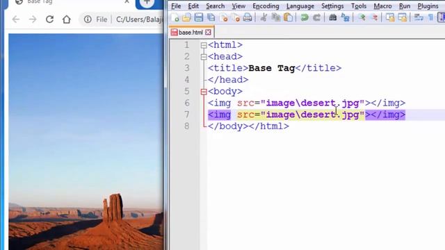 Base Tag in HTML | HTML Basics lesson-22 | learn html in hindi for beginners смотреть онлайн