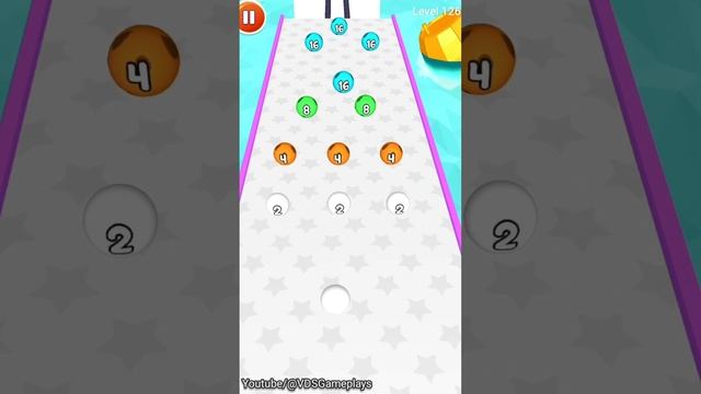 Fun Race Run 2048 3D! Ball Run Game Levels (120-131) Android iOS Gameplay смотреть онлайн