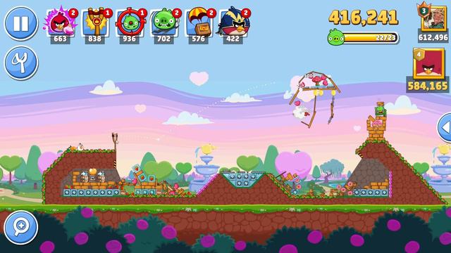 Angry Birds Friends Level 6 Tournament 1200 three stars NO POWER-UP walkthrough 2023-02-16 смотреть онлайн