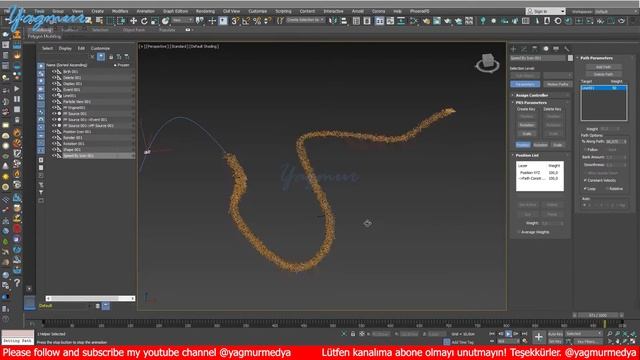3ds Max Particle Flow Path Follow Tutorial смотреть онлайн