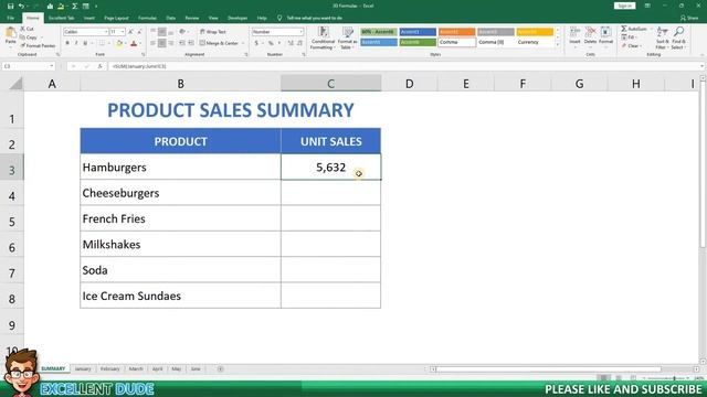 How to Link Multiple Excel Worksheets Easily! | Microsoft Excel 3D Formulas Explained смотреть онлайн