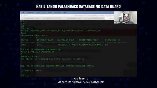 Habilitando Flashback Database no Data Guard смотреть онлайн